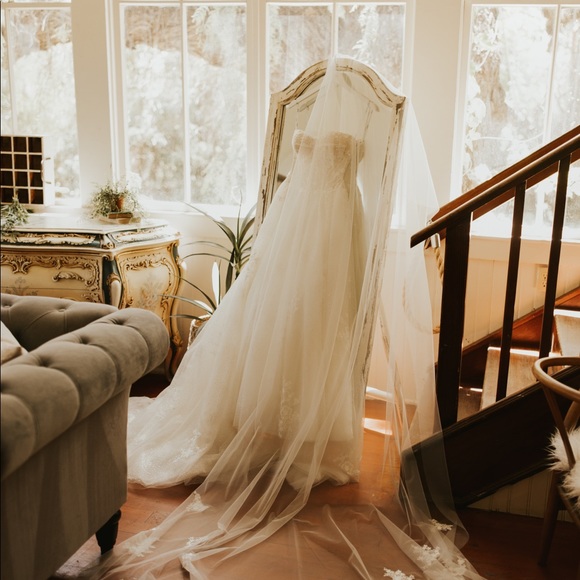 Wedding Dress & Veil - Picture 9 of 11